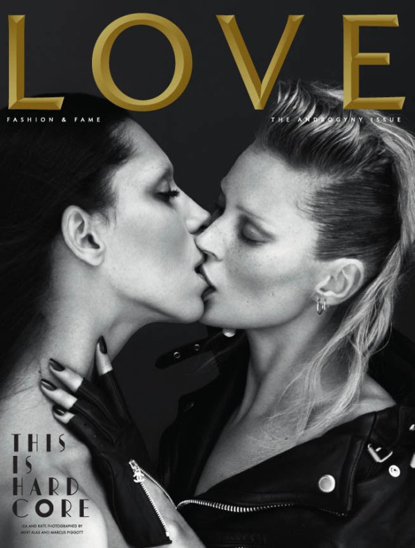 lovecover <em>LOVE</em> Spring/Summer 2011 Cover | Kate Moss & Lea T. by Mert & Marcus