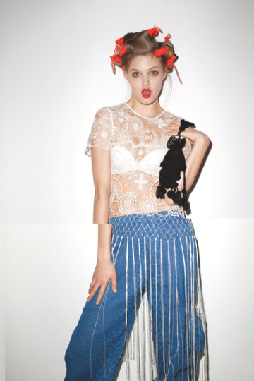 Lindsey Wixson by Terry Richardson for Opening Ceremony Spring 2011 opening2 Lindsey Wixson by Terry Richardson for Opening Ceremony Spring 2011