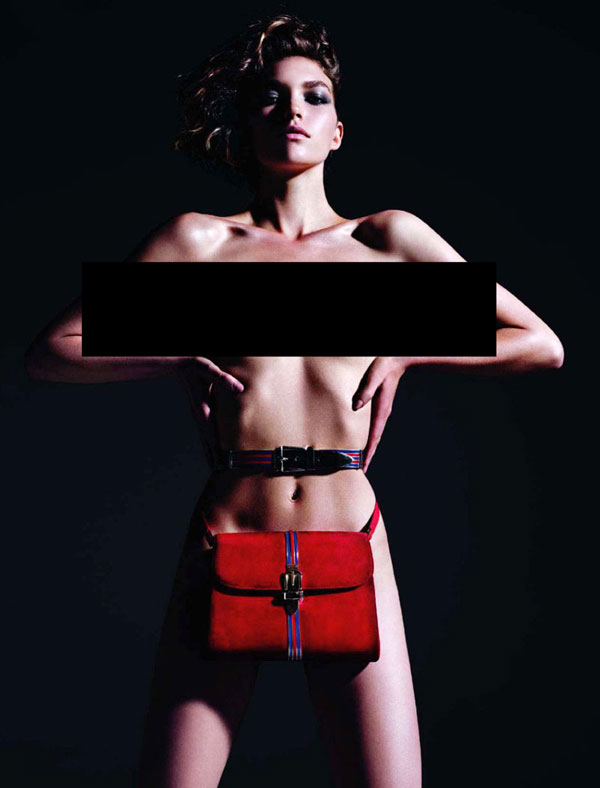 arizona muse Arizona Muse in Gucci by Mario Sorrenti for <em>Vogue Paris</em> February 2011