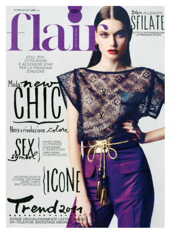 <em>Flair</em> February 2011 Cover | Lyoka Tyagnereva by Nagi Sakai flair <em>Flair</em> February 2011 Cover | Lyoka Tyagnereva by Nagi Sakai