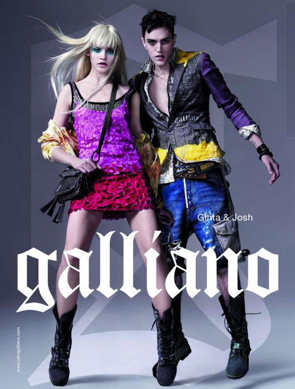 Ginta Lapina for Galliano Spring 2011 Campaign (Preview) galliano Ginta Lapina for Galliano Spring 2011 Campaign (Preview)