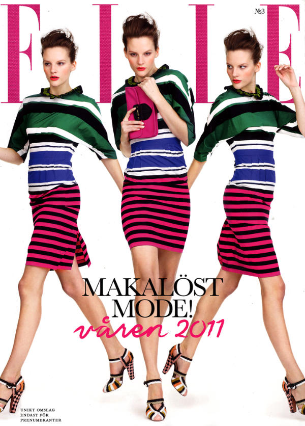 <em>Elle Sweden</em> March 2011 Cover | Sara Blomqvist by Jimmy Backius saracover2 <em>Elle Sweden</em> March 2011 Cover | Sara Blomqvist by Jimmy Backius
