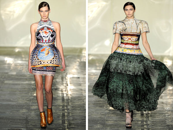 Mary Katrantzou Fall 2011 | London Fashion Week marykatrantzoufall Mary Katrantzou Fall 2011 | London Fashion Week