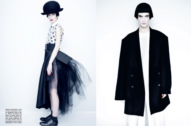 valerija kelava4 Valerija Kelava by Paolo Roversi for <em>Vogue Italia</em> February 2011
