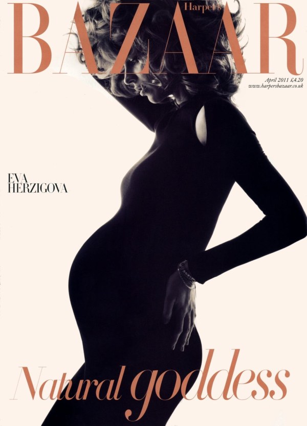 eva herzigova 2011. Harper's Bazaar UK April 2011 Cover | Eva Herzigova by Michelangelo di 