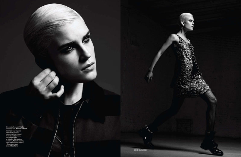 jana k3 Jana Knauerova by Hedi Slimane for <em>Vogue Russia</em> March 2011