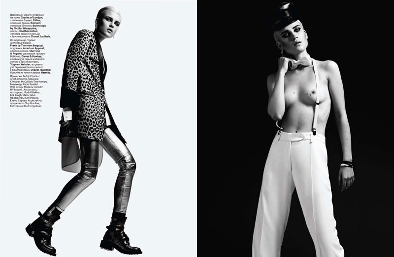 jana k7 Jana Knauerova by Hedi Slimane for <em>Vogue Russia</em> March 2011