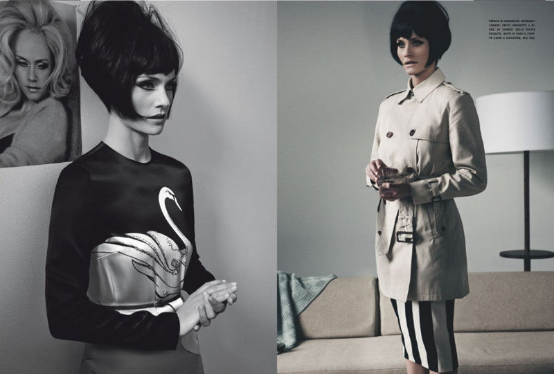 amber valletta10 Amber Valletta by Craig McDean for <em>Vogue Italia</em> March 2011