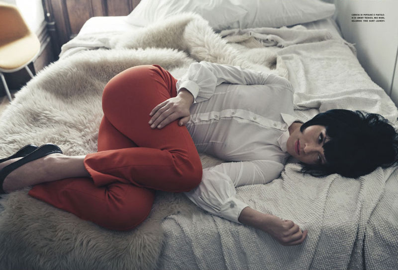 amber valletta6 Amber Valletta by Craig McDean for <em>Vogue Italia</em> March 2011