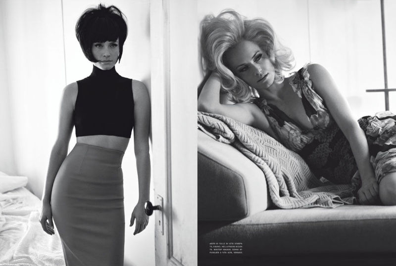 amber valletta8 Amber Valletta by Craig McDean for <em>Vogue Italia</em> March 2011