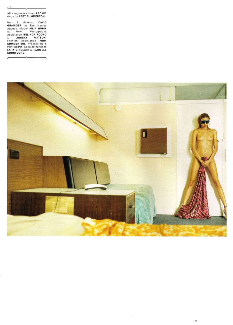 anja rubik8 Anja Rubik by Emma Summerton for <em>POP</em> S/S 2011