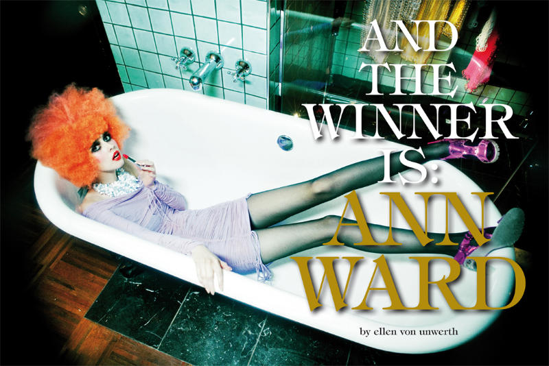 ann ward1 Ann Ward for <em>Vogue Italia</em> March 2011 by Ellen von Unwerth 