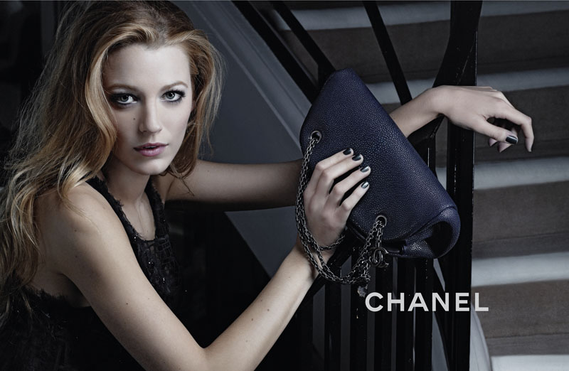 chanelbag1 Chanel Mademoiselle Campaign | Blake Lively by Karl Lagerfeld