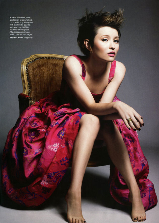 emily browning1 Emily Browning by Terry Gates for Vogue Australia