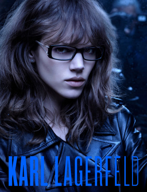 Karl Lagerfeld Spring 2011 Eyewear Campaign: Freja Beha Erichsen karl Karl Lagerfeld Spring 2011 Eyewear Campaign: Freja Beha Erichsen