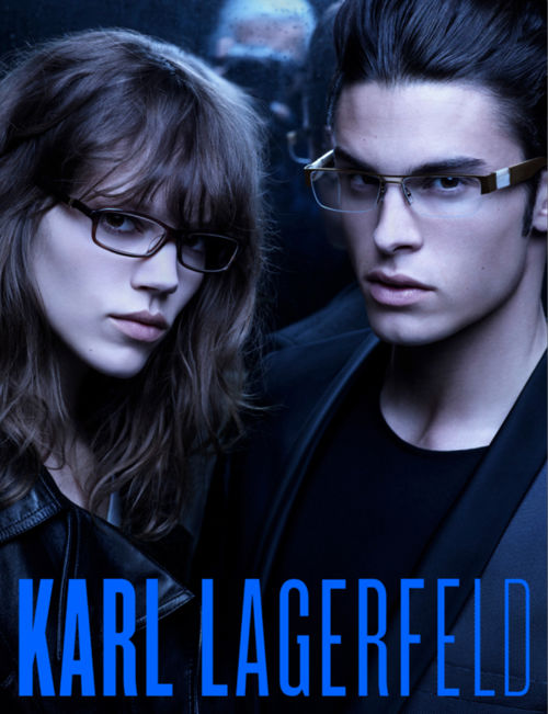 Karl Lagerfeld Spring 2011 Eyewear Campaign: Freja Beha Erichsen karl1 Karl Lagerfeld Spring 2011 Eyewear Campaign: Freja Beha Erichsen