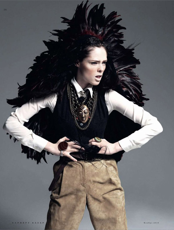Coco Rocha for <em>Harpers Bazaar Russia</em> November 2010 by Alan Gelati coco rocha Coco Rocha for <em>Harpers Bazaar Russia</em> November 2010 by Alan Gelati