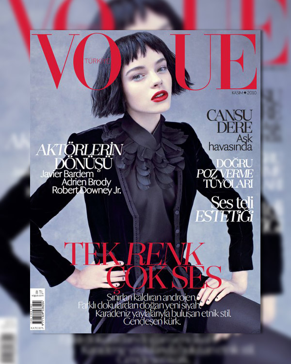 <em>Vogue Turkey</em> November 2010 Cover | Gwen Loos by Mariano Vivanco gwencover <em>Vogue Turkey</em> November 2010 Cover | Gwen Loos by Mariano Vivanco