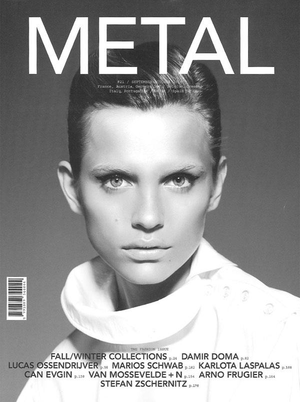 reginacover <em>Metal Magazine</em> #21 Fall 2010 Cover | Regina Feoktistova by San Sierra