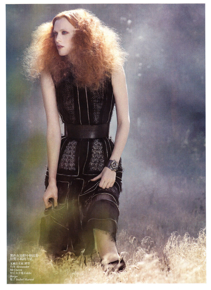 Elson Segal 07 Karen Elson by Mark Segal for <i>Vogue China</i> November 2011 