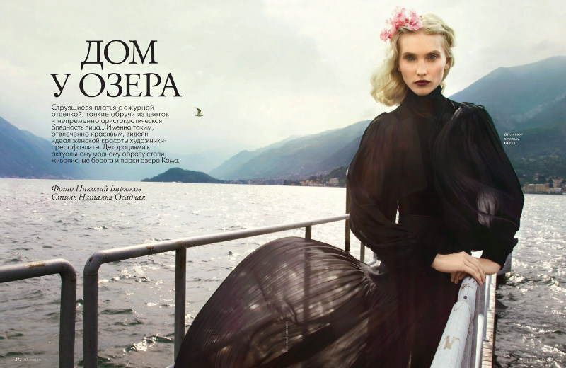 AnaNik01 Nikolay Biryukov Shoots Romantic Styles at Lake Cuomo for Elle Ukraine November 2012