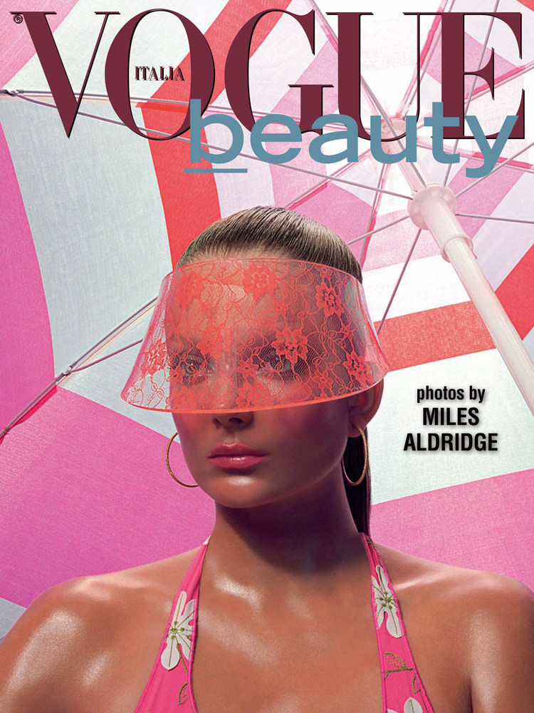 EnikoVB00 Eniko Mihalik Sizzles in Swimwear Beauty for Vogue Italia by Miles Aldridge