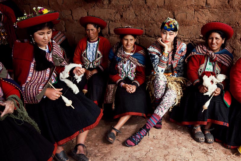 HanHyeJinVK03 Han Hye Jin Embraces the Colors of Peru in Vogue Koreas July Issue by Alexander Neumann