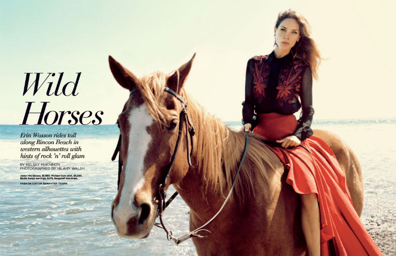 WassonC01 Erin Wasson is a Western Beauty in Hilary Walshs Shoot for C Magazine
