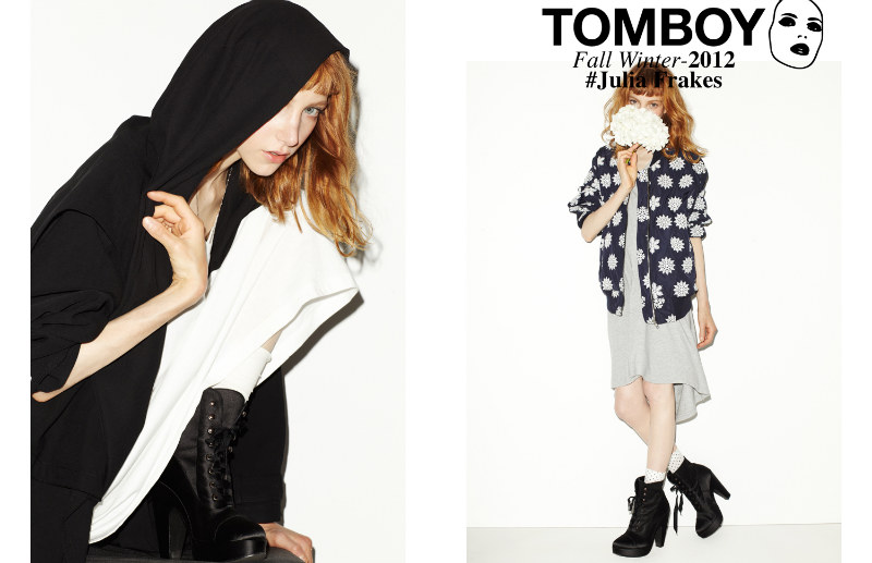 Tomboy01 Julia Frakes Gets a Casual Edge in the TOMBOY F/W 2012 Campaign