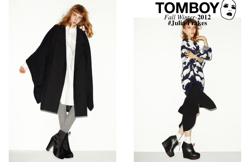 Tomboy04 Julia Frakes Gets a Casual Edge in the TOMBOY F/W 2012 Campaign