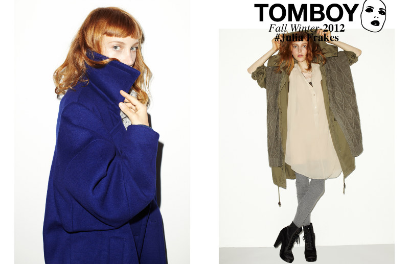 Tomboy05 Julia Frakes Gets a Casual Edge in the TOMBOY F/W 2012 Campaign