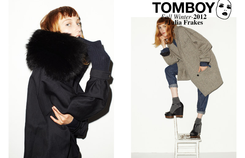 Tomboy07 Julia Frakes Gets a Casual Edge in the TOMBOY F/W 2012 Campaign
