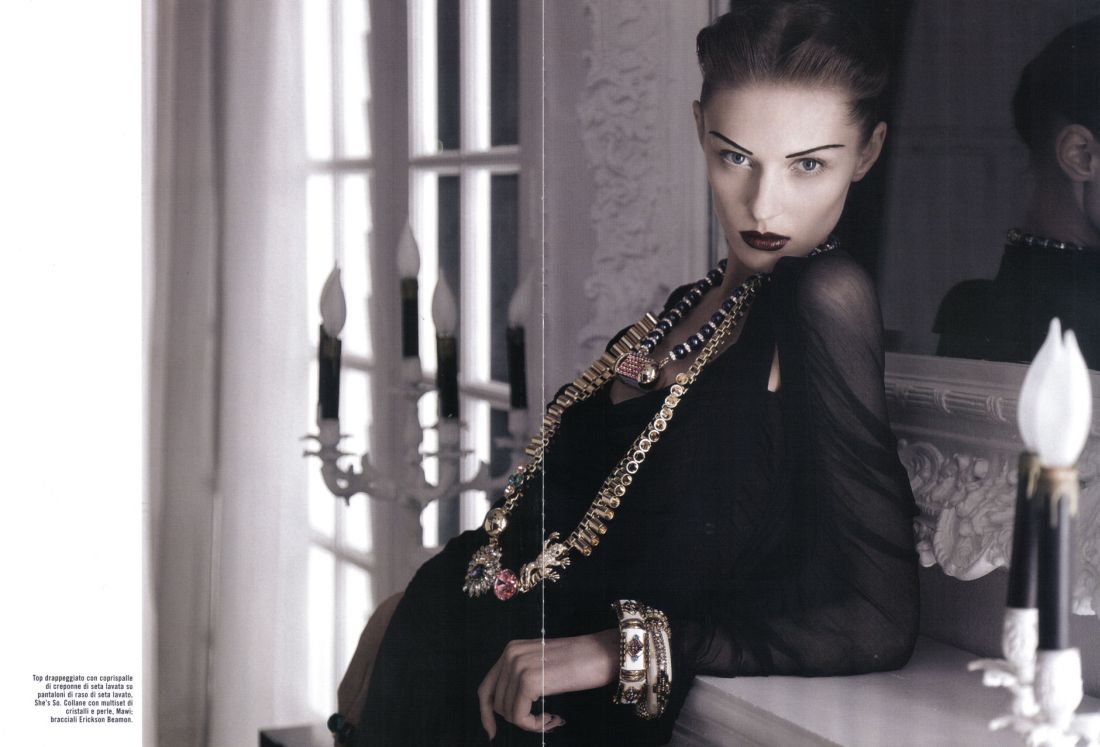 Olga Sherer in Vogue Italia vogueitsuggestions14 Olga Sherer in Vogue Italia
