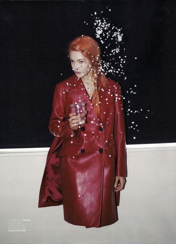 kingapop2 Kinga Rajzak by Viviane Sassen for Pop Fall/Winter 2009