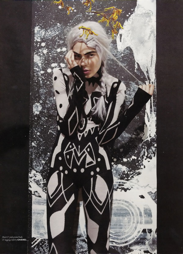 kingapop5 Kinga Rajzak by Viviane Sassen for Pop Fall/Winter 2009