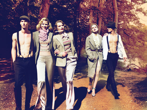 Sunday At the Park | Edita, Lara & Guinevere by Mert & Marcus for W Magazine sunday13 Sunday At the Park | Edita, Lara & Guinevere by Mert & Marcus for W Magazine