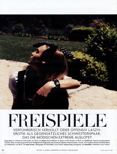 Freispiele | Laura Blokhina & Queeny van der Zande in Vogue Germany freispiele1 th Freispiele | Laura Blokhina & Queeny van der Zande in Vogue Germany