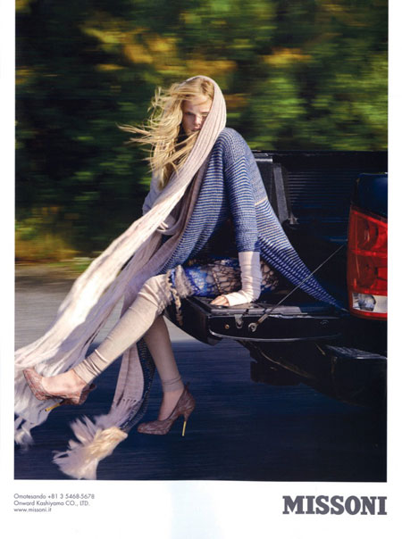 missoni Campaign Preview | Missoni Fall 2009 by Ryan McGinley