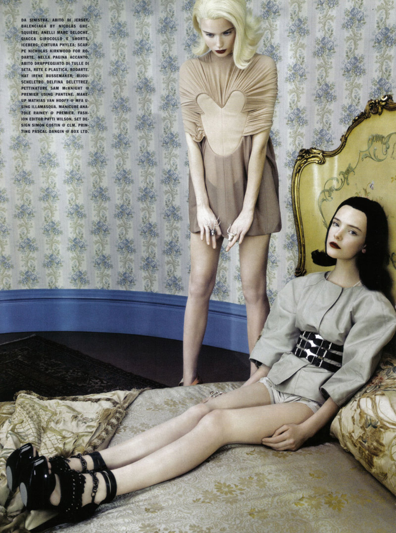 Imogen & Abbey Lee in Vogue Italia