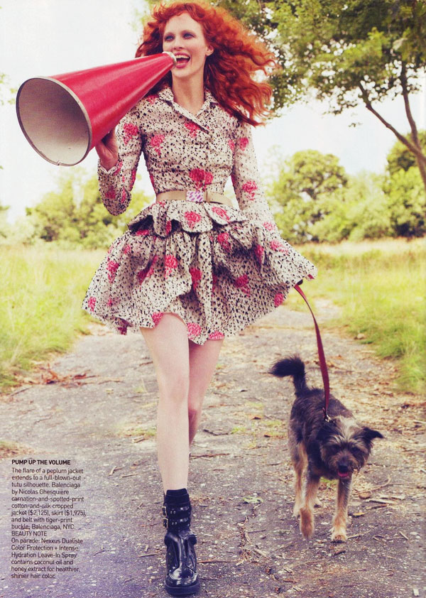 field3 Playing the Field | Karen Elson by Craig McDean for Vogue US