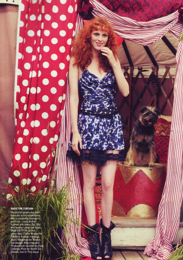 field4 Playing the Field | Karen Elson by Craig McDean for Vogue US