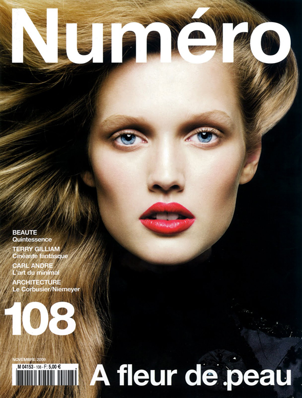 Numéro #108 November 2009 Toni Garrn by Greg Kadel