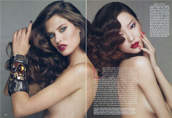 Making Waves | Patrick Demarchelier for Allure October allurebeauty2 Making Waves | Patrick Demarchelier for Allure October