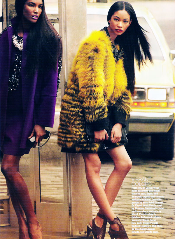 Chanel Iman & Sessilee Lopez in Allure October bombshells5 Chanel Iman & Sessilee Lopez in Allure October