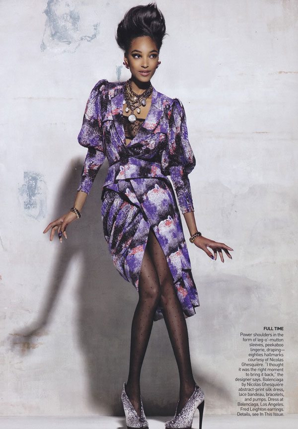 Jourdan & Chanel Are 'Babes In Arms' for Vogue US inarms4 Jourdan & Chanel Are 'Babes In Arms' for Vogue US