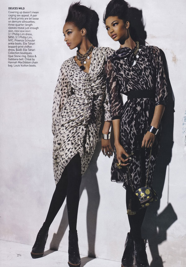 Jourdan & Chanel Are 'Babes In Arms' for Vogue US