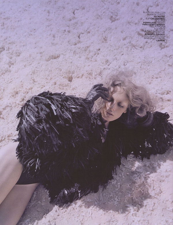 Mona Johannesson by Elina Kechicheva for Marie Claire Italy