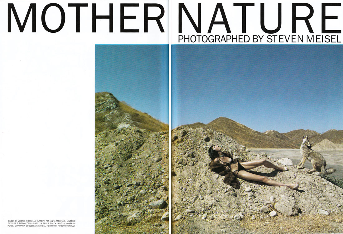 A Look Back | Mother Nature by Steven Meisel mothernature1 A Look Back | Mother Nature by Steven Meisel