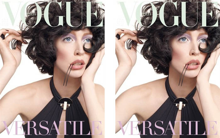 raquelvogue <em>Vogue Italia</em> August 2011 Cover | Raquel Zimmermann by Steven Meisel