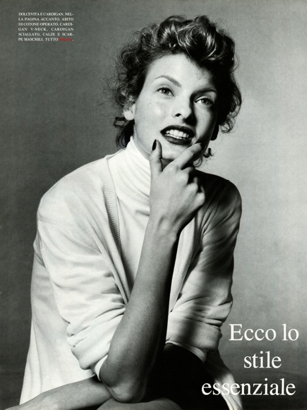 Morning Beauty | Linda Evangelista by Steven Meisel linda beauty Morning Beauty | Linda Evangelista by Steven Meisel